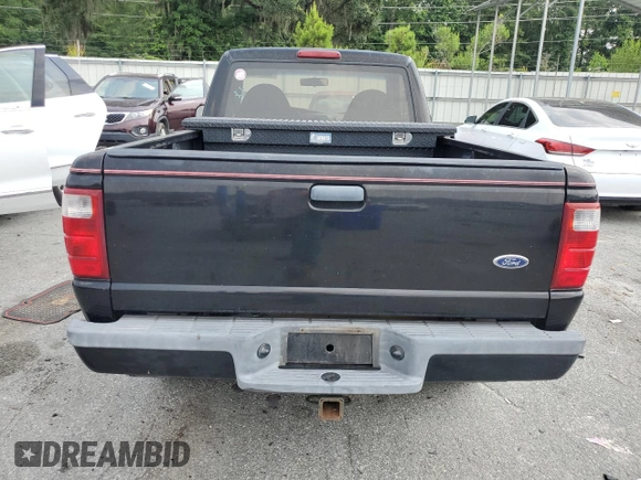 2003 Ford Ranger XL with VIN 1FTYR10U73PB86715, listed as a Copart auction lot 58957385 with 131,775 mi miles and Salvage title. Bid and sale history available at DreamBid. Image 6.