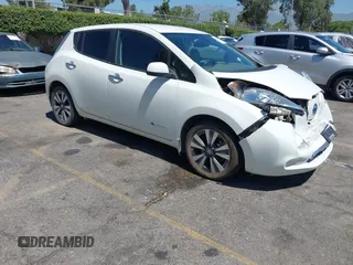 2016 Nissan LEAF S with VIN 1N4BZ0CP8GC305204, listed as a IAAI auction lot 42616720 with 98,325 mi miles and . Bid and sale history available at DreamBid. Image 1.
