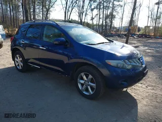 2010 Nissan Murano SL with VIN JN8AZ1MW1AW133030, listed as a IAAI auction lot 41732718 with 184,016 mi miles. Bid and sale history available at carsss.com. Image 1.