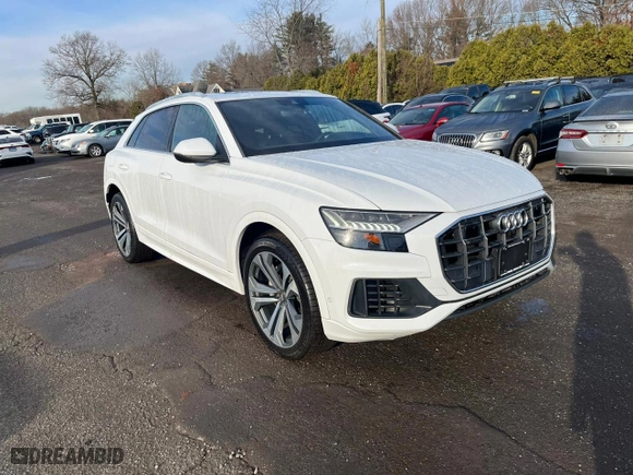 2019 Audi Q8 Prestige with VIN WA1CVAF11KD006075, listed as a Copart auction lot 82968844 with 142070 miles and Clean Title. Bid and sale history available at carsss.com. Image 4.