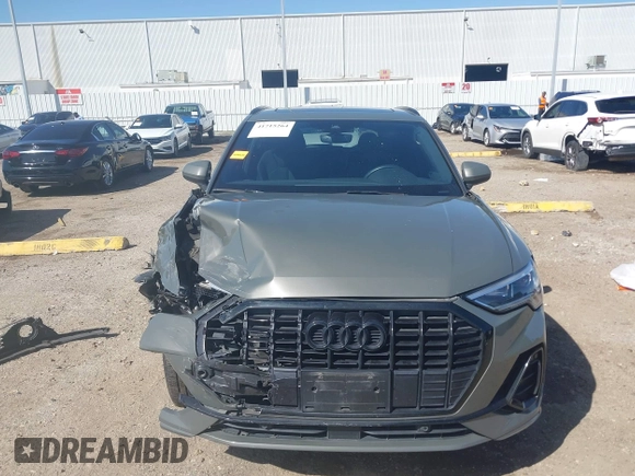2020 Audi Q3 S line Premium Plus with VIN WA1EECF38L1089559, listed as a IAAI auction lot 41715264 with 74,192 mi miles and . Bid and sale history available at DreamBid. Image 12.
