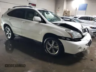 2006 Lexus RX 400h with VIN JTJHW31U960017115, listed as a Copart auction lot 45548935 with 330,629 mi miles and Salvage title. Bid and sale history available at DreamBid. Image 4.