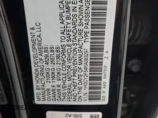 2024 Honda Accord Sport с VIN 1HGCY2F54RA083297, выставлен на аукционе Copart как лот 55308725 с пробегом 38 179 миль миль и Списание • Salvage title. История ставок и продаж доступна на DreamBid. Изображение 13.