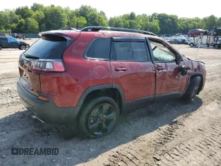 2019 Jeep Cherokee Altitude with VIN 1C4PJMLX6KD413516, listed as a Copart auction lot 59200374 with Not Provided miles and Salvage Title. Bid and sale history available at DreamBid. Image 3.