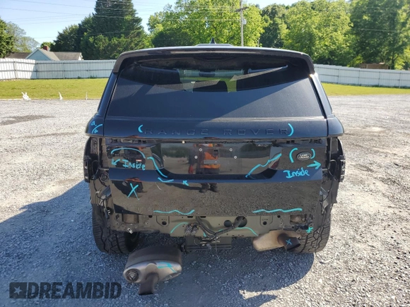 2020 Land Rover Range Rover Sport HSE z VIN SALWR2SU9LA717581, wystawiony jako Copart lot #54428025 z przebiegiem 54 708 mil mil oraz Szkoda całkowita • Salvage title. Historia ofert i sprzedaży dostępna na DreamBid. Obrazek 6.