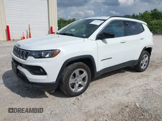 2024 Jeep Compass Latitude with VIN 3C4NJDBN9RT604049, listed as a IAAI auction lot 42153134 with 36,455 mi miles and . Bid and sale history available at carsss.com. Image 17.