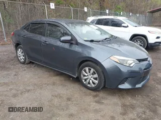 2015 Toyota Corolla L with VIN 2T1BURHE2FC349953, listed as a IAAI auction lot 42001672 with 104,776 mi miles and . Bid and sale history available at DreamBid. Image 1.