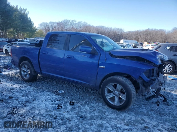 2016 Ram 1500 Sport with VIN 1C6RR6MT2GS356024, listed as a Copart auction lot 41402355 with 136,343 mi miles and Salvage Title. Bid and sale history available at carsss.com. Image 4.