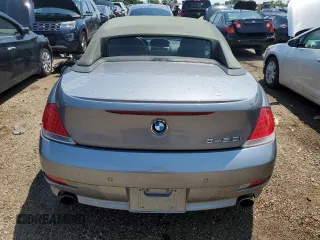 2005 BMW 6 Series 645Ci with VIN WBAEK73445B323824, listed as a Copart auction lot 63038544 with 120,496 mi miles and Salvage Title. Bid and sale history available at carsss.com. Image 6.