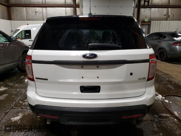 2015 Ford Utility Police Interceptor with VIN 1FM5K8AR8FGC29940, listed as a Copart auction lot 76601714 with 83,536 mi miles and Salvage Title. Bid and sale history available at carsss.com. Image 6.