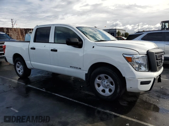 2021 Nissan Titan SV with VIN 1N6AA1EE5MN528618, listed as a Copart auction lot 48708505 with 62,850 mi miles and Salvage title. Bid and sale history available at DreamBid. Image 4.