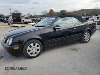 2002 Mercedes-Benz CLK 320/430 with VIN WDBLK65G02T096356, listed as a Copart auction lot 77056434 with 101,971 mi miles and Clean Title. Bid and sale history available at DreamBid. Image 1.