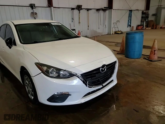 2015 Mazda 3 i SV with VIN JM1BM1T70F1234346, listed as a Copart auction lot 53711985 with 54,636 mi miles and Salvage Title. Bid and sale history available at DreamBid. Image 13.