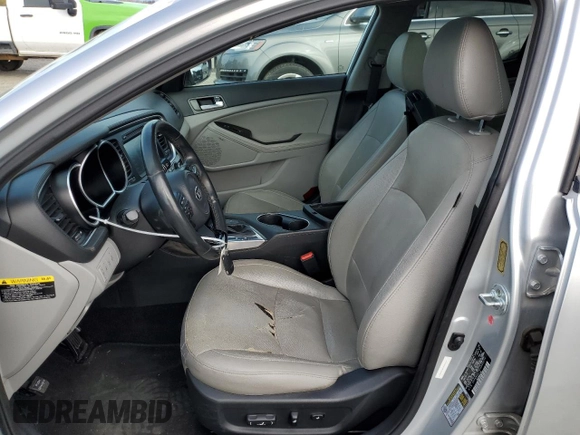 2015 Kia Optima EX with VIN 5XXGN4A75FG505073, listed as a Copart auction lot 50218595 with 77,199 mi miles and Salvage Title. Bid and sale history available at carsss.com. Image 7.