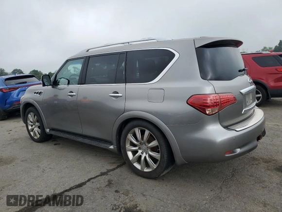 2012 Infiniti QX56 8-passenger with VIN JN8AZ2NC2C9317632, listed as a Copart auction lot 65179675 with 166,857 mi miles and Clean title. Bid and sale history available at DreamBid. Image 2.