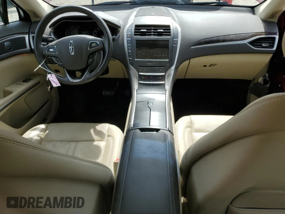2015 Lincoln MKZ with VIN 3LN6L2J93FR624292, listed as a Copart auction lot 54145615 with 41,905 mi miles and Salvage title. Bid and sale history available at DreamBid. Image 8.