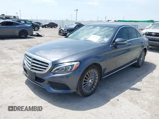 2015 Mercedes-Benz C-Class C 300 with VIN 55SWF4JB4FU056399, listed as a IAAI auction lot 41917600 with 74,398 mi miles. Bid and sale history available at carsss.com. Image 2.