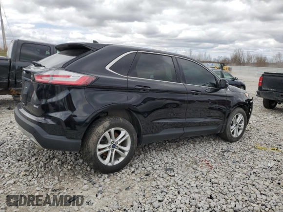 2020 Ford Edge SEL with VIN 2FMPK4J91LBB66541, listed as a Copart auction lot 51804255 with 128,900 mi miles and Salvage Title. Bid and sale history available at carsss.com. Image 3.