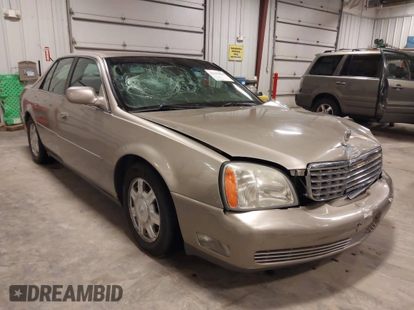 2004 Cadillac DeVille z VIN 1G6KD54Y04U119341, wystawiony jako IAAI lot #42193664 z przebiegiem 162 290 mil mil oraz . Historia ofert i sprzedaży dostępna na DreamBid. Obrazek 1.