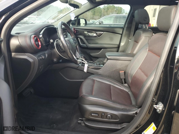 2019 Chevrolet Blazer RS with VIN 3GNKBERS0KS588554, listed as a Copart auction lot 86509164 with 108,148 mi miles and Salvage Title. Bid and sale history available at carsss.com. Image 7.