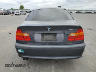 2002 BMW 3 Series 325i with VIN WBAET37442NJ19955, listed as a Copart auction lot 53573355 with 177,267 mi miles and Clean Title. Bid and sale history available at carsss.com. Image 6.