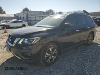 2017 Nissan Pathfinder S with VIN 5N1DR2MN8HC671656, listed as a Copart auction lot 48946295 with 97,988 mi miles and Salvage Title. Bid and sale history available at carsss.com. Image 1.