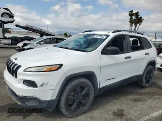 2016 Jeep Cherokee Sport with VIN 1C4PJLAB9GW312211, listed as a Copart auction lot 54890495 with 113,192 mi miles and Salvage Title. Bid and sale history available at carsss.com. Image 1.