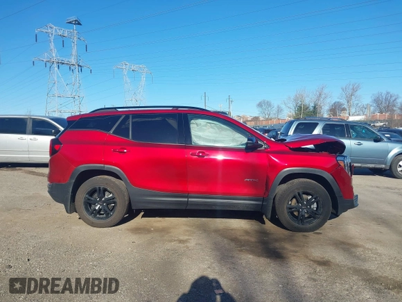 2022 GMC Terrain AT4 with VIN 3GKALYEV4NL195923, listed as a IAAI auction lot 41815009 with 26,862 mi miles and . Bid and sale history available at DreamBid. Image 14.