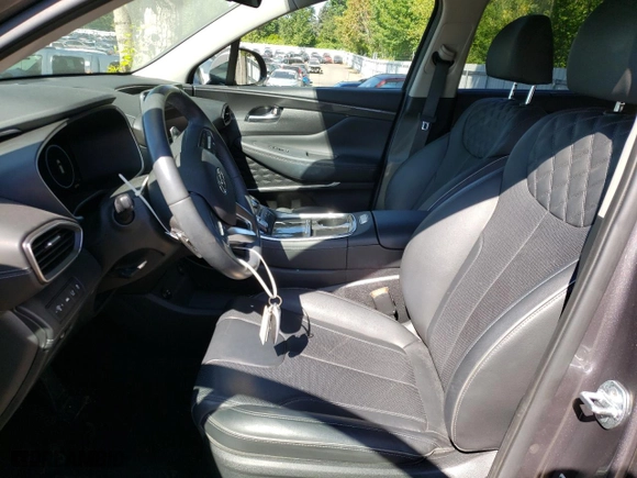 2021 Hyundai Santa Fe Hybrid SEL Premium with VIN KM8S3DA16MU003400, listed as a Copart auction lot 61931463 with 22,719 mi miles. Bid and sale history available at carsss.com. Image 7.