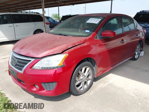 2014 Nissan Sentra S with VIN 3N1AB7AP1EY233761, listed as a IAAI auction lot 41922535 with 158,236 mi miles and . Bid and sale history available at DreamBid. Image 2.