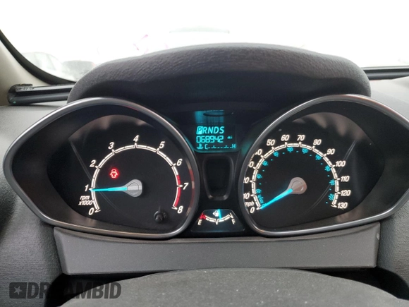 2017 Ford Fiesta SE with VIN 3FADP4BJ7HM169893, listed as a Copart auction lot 44365755 with 68,942 mi miles and Salvage Title. Bid and sale history available at DreamBid. Image 9.
