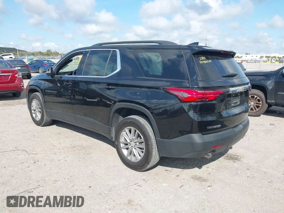 2022 Chevrolet Traverse LT Leather with VIN 1GNERHKWXNJ114026, listed as a IAAI auction lot 41491454 with 86,734 mi miles. Bid and sale history available at carsss.com. Image 3.