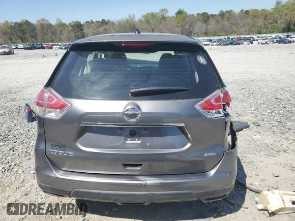 2015 Nissan Rogue SV with VIN KNMAT2MV1FP527834, listed as a Copart auction lot 50498585 with 115,832 mi miles and Salvage Title. Bid and sale history available at DreamBid. Image 6.
