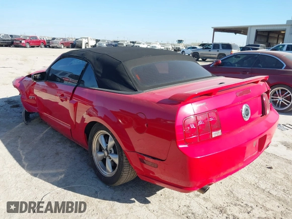 2007 Ford Mustang GT Deluxe with VIN 1ZVFT85H375292235, listed as a IAAI auction lot 41771092 with Not Provided miles and . Bid and sale history available at carsss.com. Image 3.