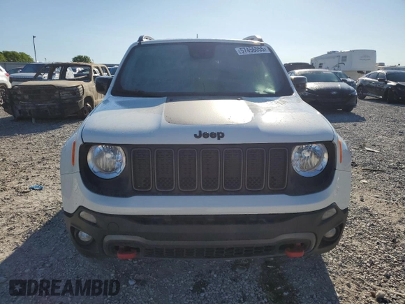 2023 Jeep Renegade Trailhawk z VIN ZACNJDC12PPP65419, wystawiony jako Copart lot #57456055 z przebiegiem 28 599 mil mil oraz Szkoda całkowita • Salvage title. Historia ofert i sprzedaży dostępna na DreamBid. Obrazek 5.