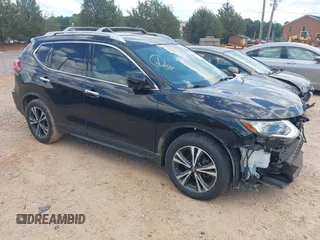 2019 Nissan Rogue SV with VIN JN8AT2MT0KW505181, listed as a IAAI auction lot 42187312 with 110,929 mi miles and . Bid and sale history available at DreamBid. Image 1.
