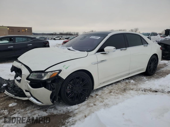 2017 Lincoln Continental Reserve with VIN 1LN6L9NP1H5629434, listed as a Copart auction lot 88120805 with 103,575 mi miles and Salvage Title. Bid and sale history available at carsss.com. Image 1.