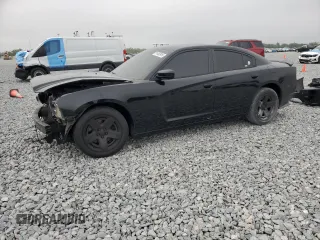 2012 Dodge Charger Police with VIN 2C3CDXATXCH230930, listed as a Copart auction lot 51456915 with 101,325 mi miles and Salvage Title. Bid and sale history available at carsss.com. Image 1.