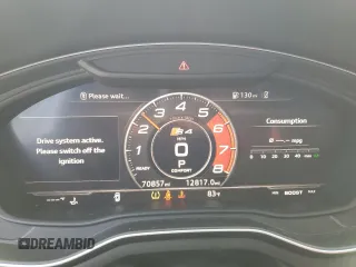 2018 Audi S4 Premium Plus with VIN WAUB4AF45JA115957, listed as a Copart auction lot 64978514 with 70,857 mi miles and Clean Title. Bid and sale history available at carsss.com. Image 9.