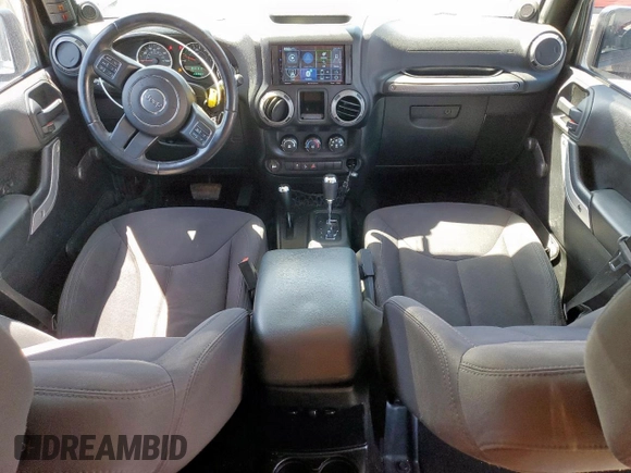 2014 Jeep Wrangler Unlimited Sport with VIN 1C4BJWDG2EL294829, listed as a Copart auction lot 51921685 with 138,203 mi miles and Salvage Title. Bid and sale history available at DreamBid. Image 8.
