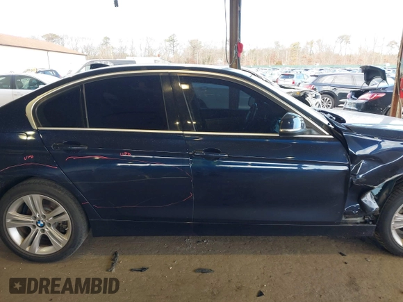 2017 BMW 3 Series 330i xDrive with VIN WBA8D9G51HNU60678, listed as a IAAI auction lot 41262500 with 87,900 mi miles. Bid and sale history available at carsss.com. Image 13.