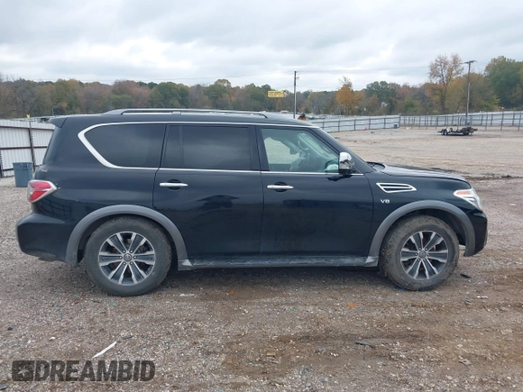 2020 Nissan Armada SV with VIN JN8AY2ND3LX016455, listed as a IAAI auction lot 41015514 with 109,562 mi miles. Bid and sale history available at carsss.com. Image 14.