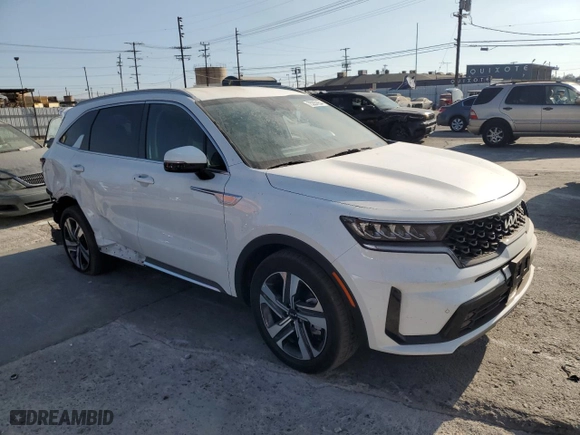 2023 Kia Sorento Hybrid EX with VIN KNDRHDLG7P5189615, listed as a Copart auction lot 75357654 with 40,031 mi miles and Salvage Title. Bid and sale history available at carsss.com. Image 4.