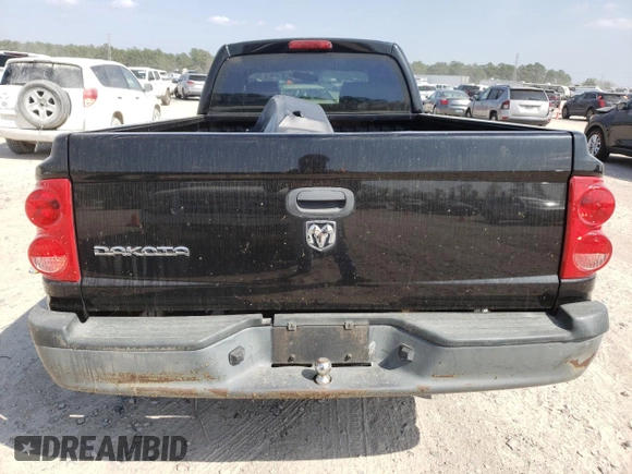 2008 Dodge Dakota ST with VIN 1D7HE22K78S539560, listed as a Copart auction lot 45878974 with 122,416 mi miles and Salvage Title. Bid and sale history available at carsss.com. Image 6.
