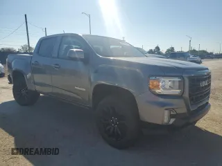 2022 GMC Canyon 2WD Elevation with VIN 1GTG5CEN8N1308802, listed as a Copart auction lot 47418095 with 19,035 mi miles and Salvage Title. Bid and sale history available at carsss.com. Image 4.