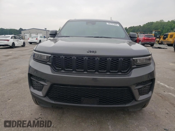 2024 Jeep Grand Cherokee Laredo X with VIN 1C4RJGAG0RC264338, listed as a Copart auction lot 56797895 with 10,755 mi miles and Salvage title. Bid and sale history available at DreamBid. Image 5.