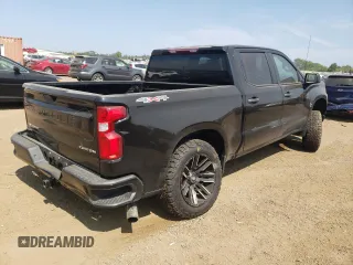 2021 Chevrolet Silverado 1500 Custom with VIN 3GCPYBEH9MG130670, listed as a Copart auction lot 68754854 with 63,770 mi miles and Salvage Title. Bid and sale history available at DreamBid. Image 3.