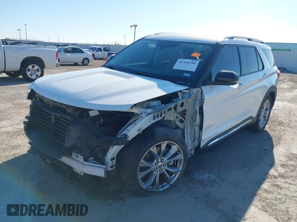 2022 Ford Explorer Limited with VIN 1FMSK7FH0NGA33115, listed as a IAAI auction lot 41328784 with 48,292 mi miles. Bid and sale history available at carsss.com. Image 6.