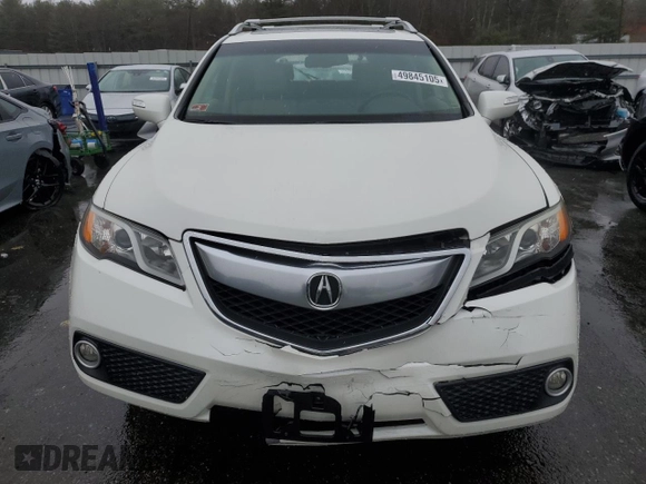 2015 Acura RDX Technology with VIN 5J8TB4H54FL018525, listed as a Copart auction lot 49845105 with 156,402 mi miles and Salvage Title. Bid and sale history available at DreamBid. Image 5.