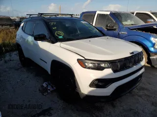 2022 Jeep Compass Altitude with VIN 3C4NJCBB6NT234351, listed as a Copart auction lot 74389044 with Not provided miles and Salvage title. Bid and sale history available at DreamBid. Image 4.